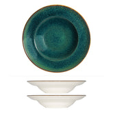 Bonna China Alanis dia.10.75" h:2.25" 16 oz. Round Blue Porcelain Bowl (Set of 2)